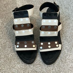 Rag & Bone Deane multicolor Block Heel Sandals 37.5